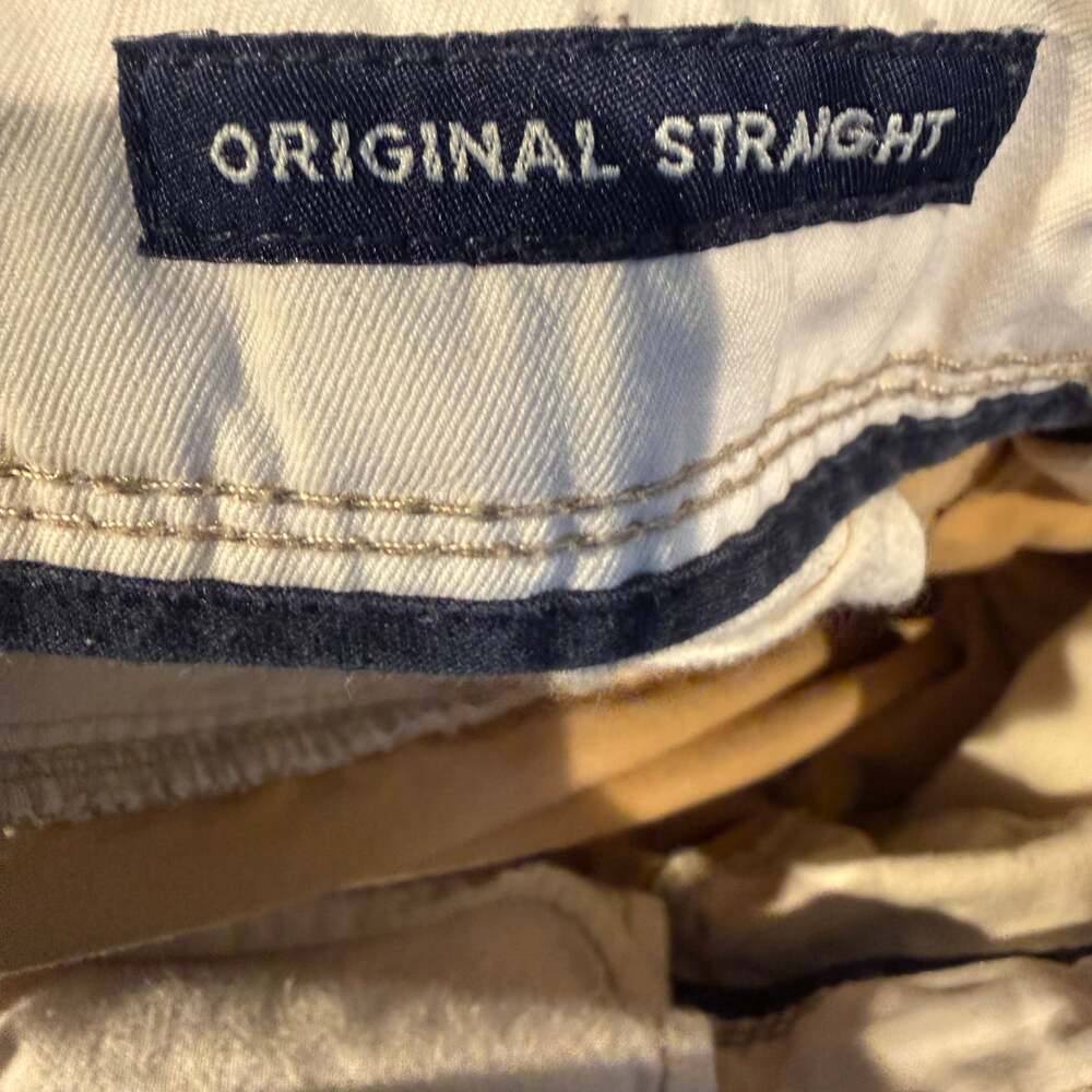 American Eagle Men’s Original Straight Chino Pants Khaki Tan Size 32x32 - Picture 5 of 5